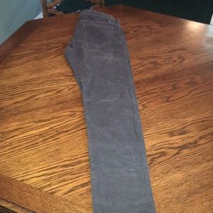 Men’s J. Crew Slim Gray Corduroy Pants